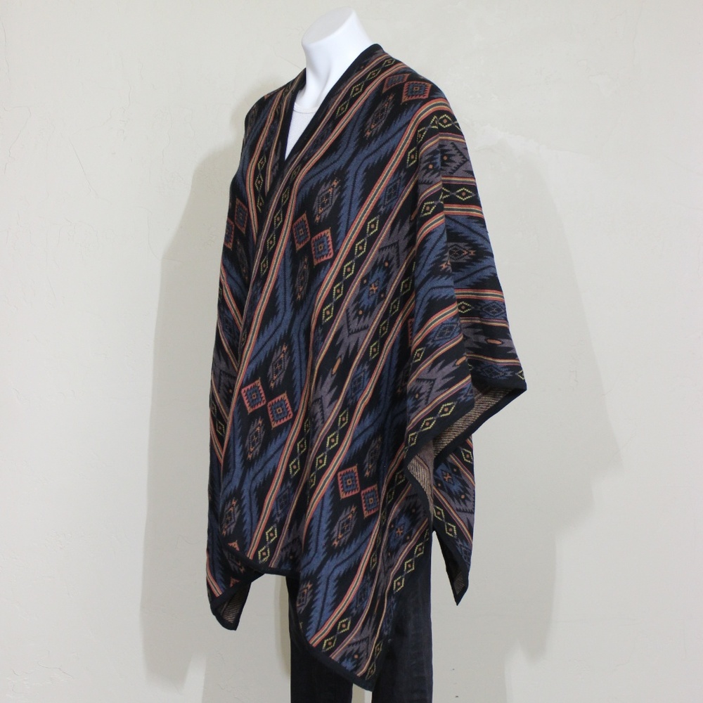 Peruvian Connection Cardigan Wrap Shawl Aztec - Picture 4 of 7